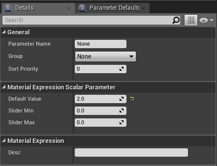 parameter inspector