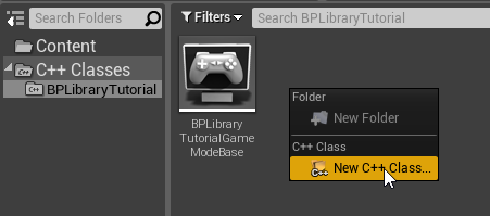 new class context menu